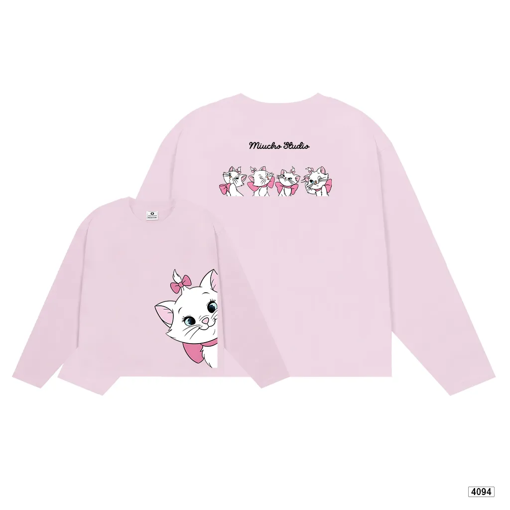 Áo thun tay dài form boxy Kitti đáng yêu Miucho 4094_thumbnail_11