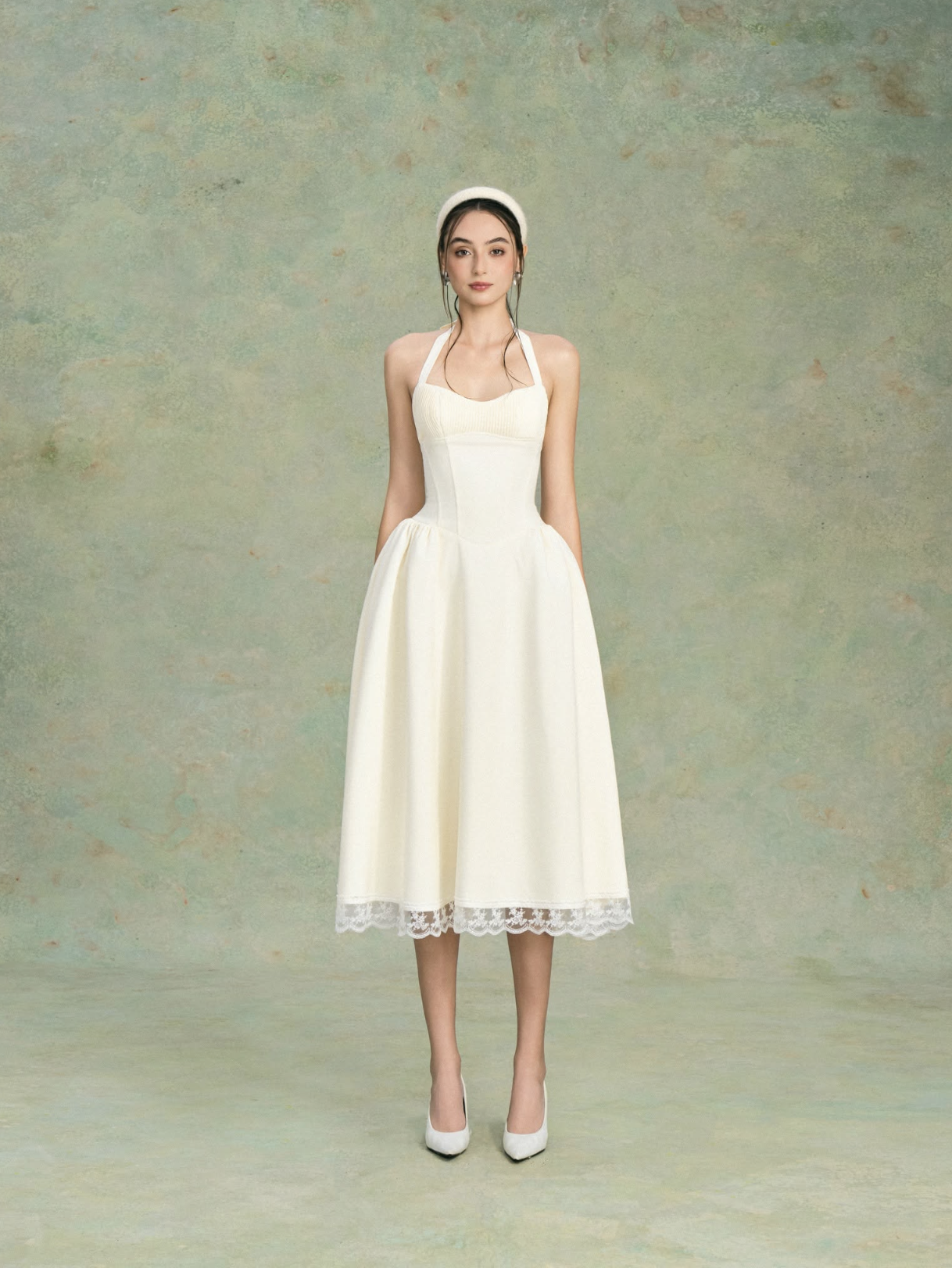 BUBBLE - JASMIN CREAMY DRESS SET