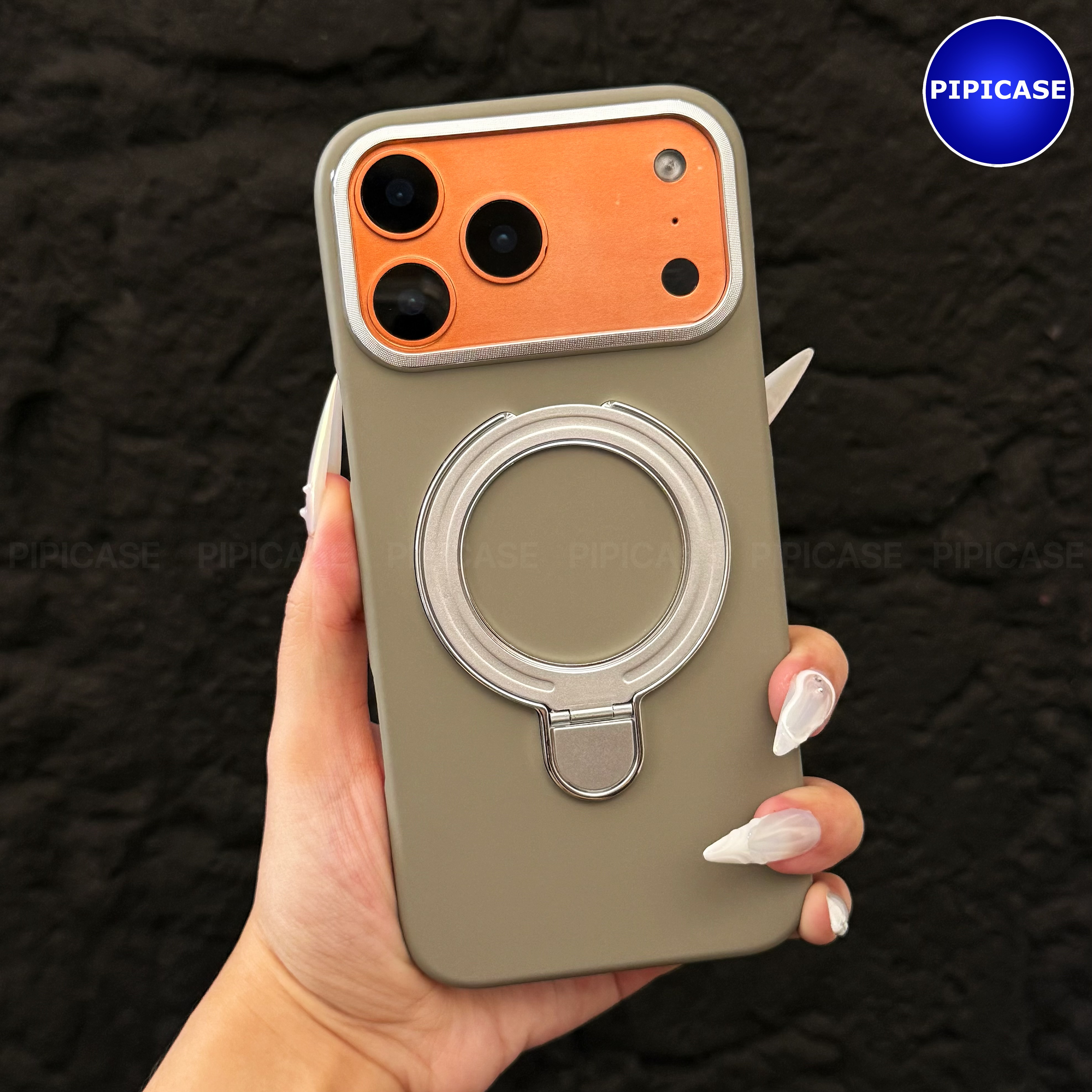 Ốp Lưng iPhone 17 Pro Max - Titan Force - Xám_thumbnail_1