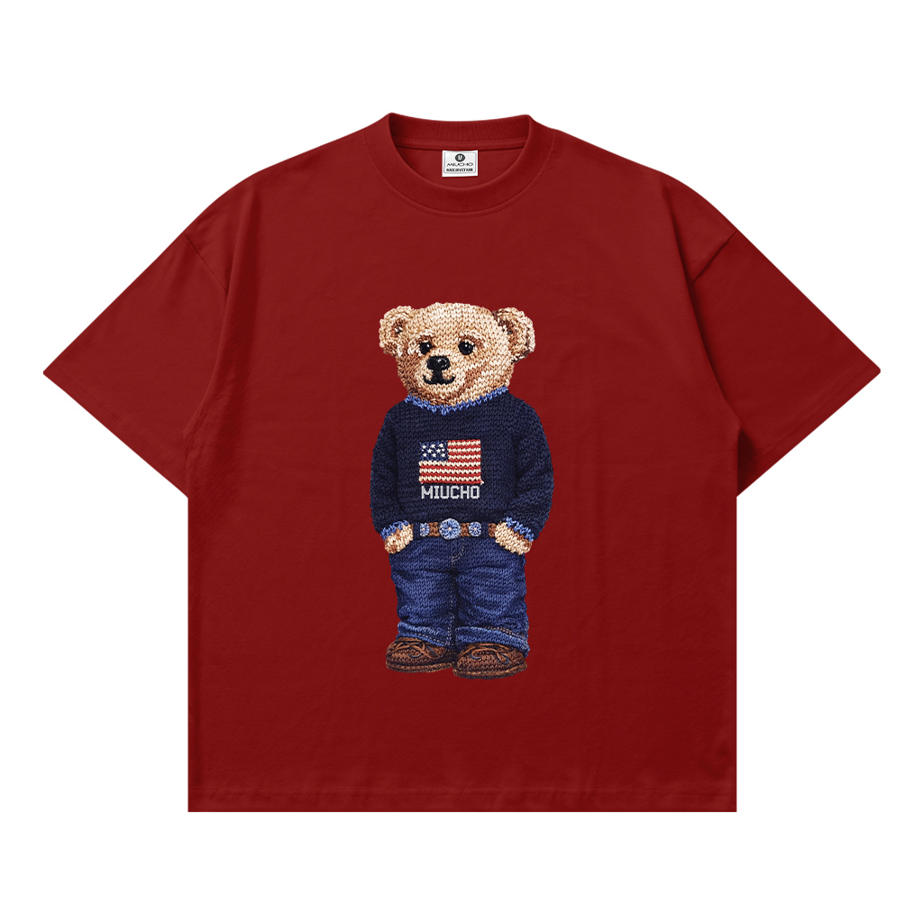 Áo thun boxy nam nữ Teddy đứng form Miucho 3460_thumbnail_15