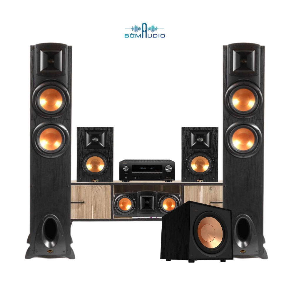 Combo Amply DENON AVR X2700H + Front KLIPSCH F-200 + Center KLIPSCH C-200 + Surround KLIPSCH B-100 + Sub KLIPSCH R-101SW - B74_thumbnail_0