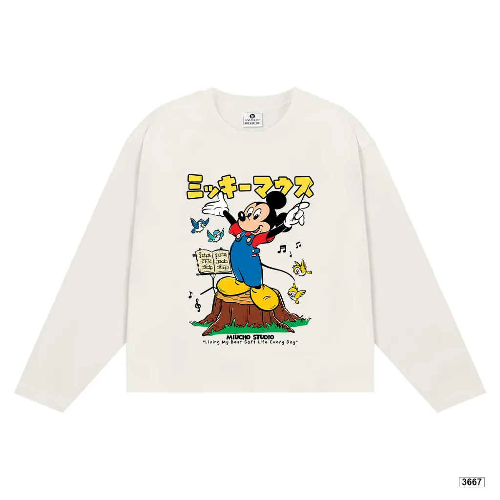 Áo thun boxy tay dài hoạt hình Chuột Miucho 3667_thumbnail_8