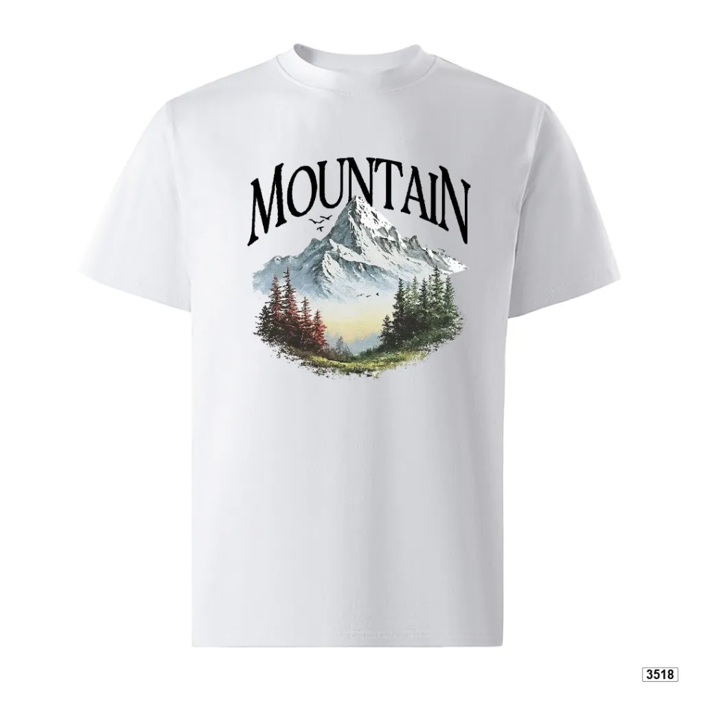 Áo thun nam form rộng Mountain TeePrint 3518_thumbnail_7