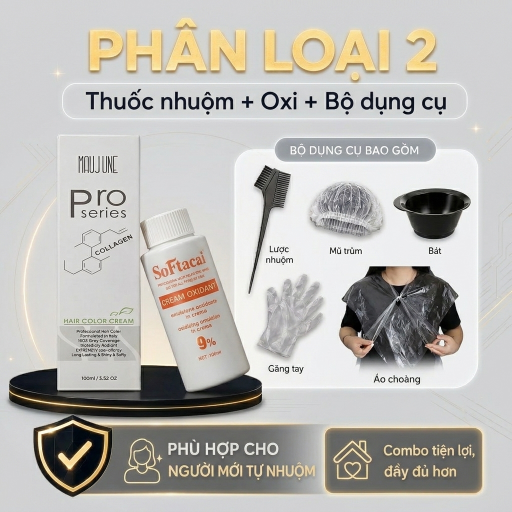 Thuốc nhuộm tóc VÀNG SÁNG KHÓI / VÀNG BẠCH KIM cực tôn da, Vibe Idol Hàn (Tặng kèm Oxi Trợ Nhuộm)_thumbnail_10