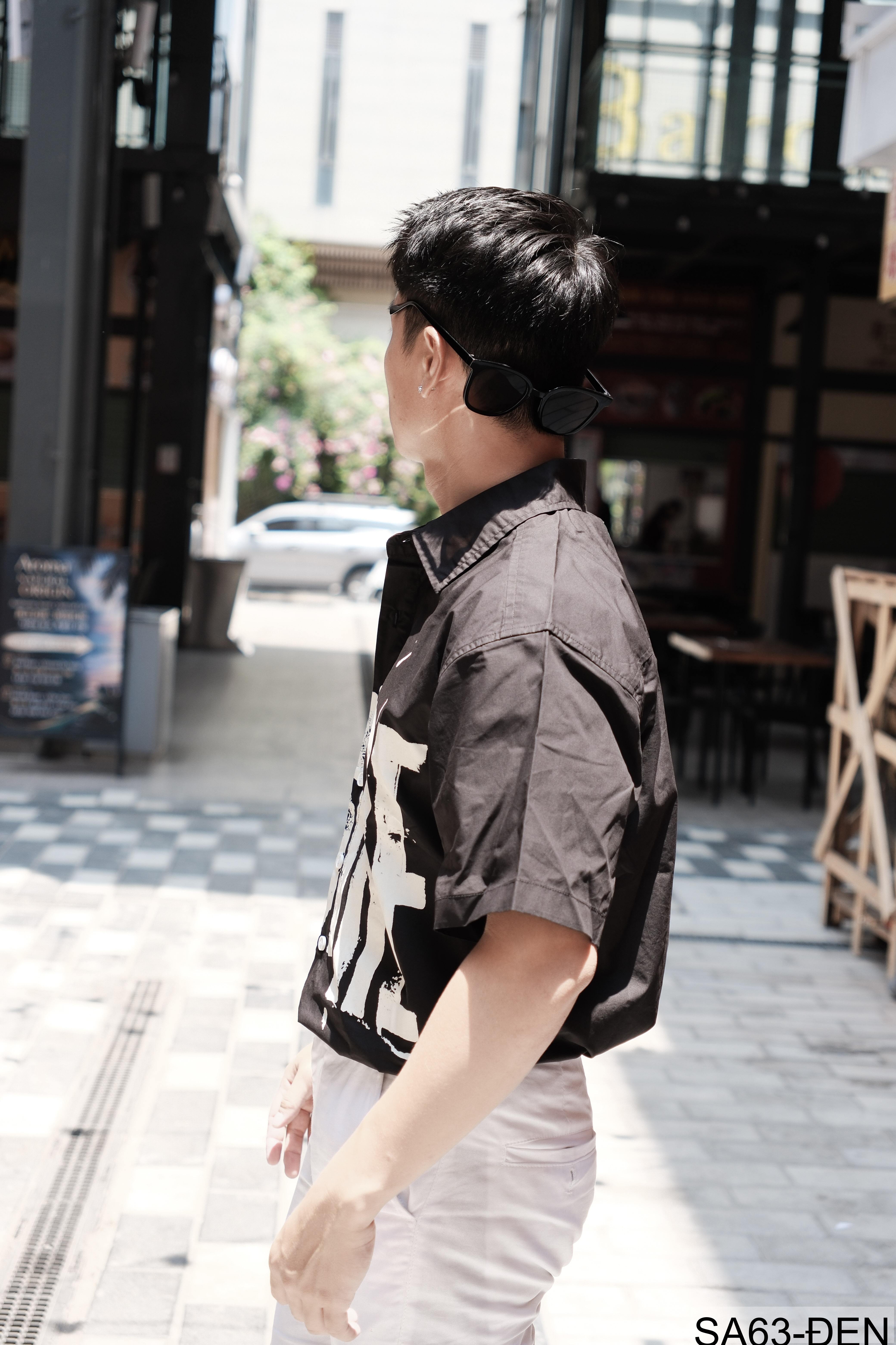 SA63 - Áo Sơ Mi Nam Tay Ngắn In Chữ Tiếng Anh Phong Cách Nhật Bản Mùa Hè_thumbnail_13