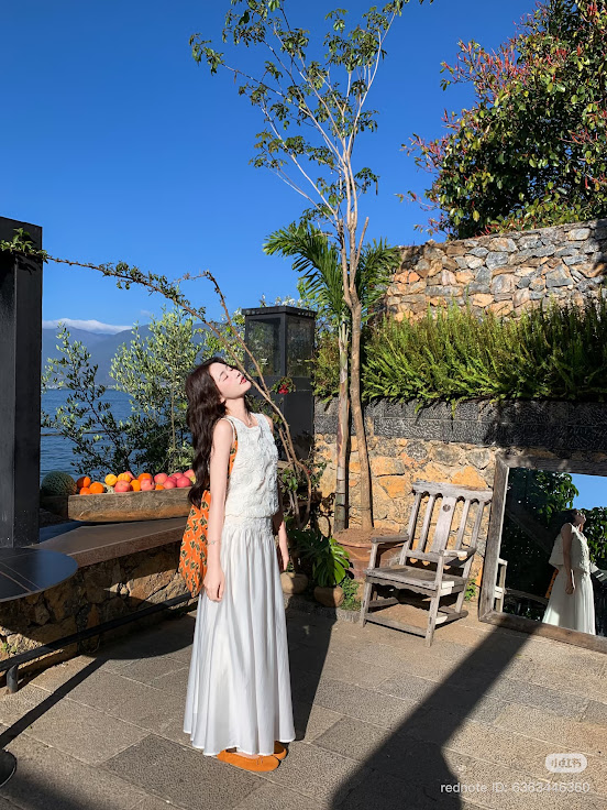 Lucas - Set áo zile ren hoa nổi + chân váy xòe voan cạp ren bản lớn_thumbnail_2
