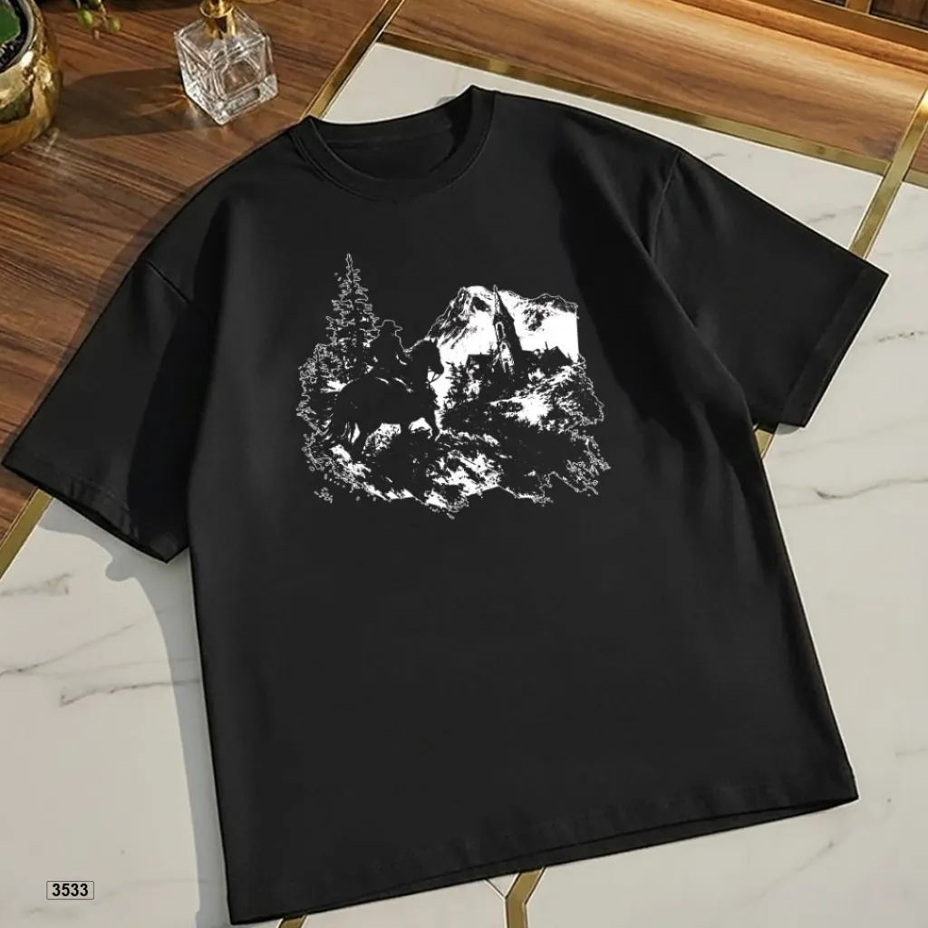 Áo thun oversize phong cách cổ điển dễ mặc TeePrint 3533_thumbnail_5