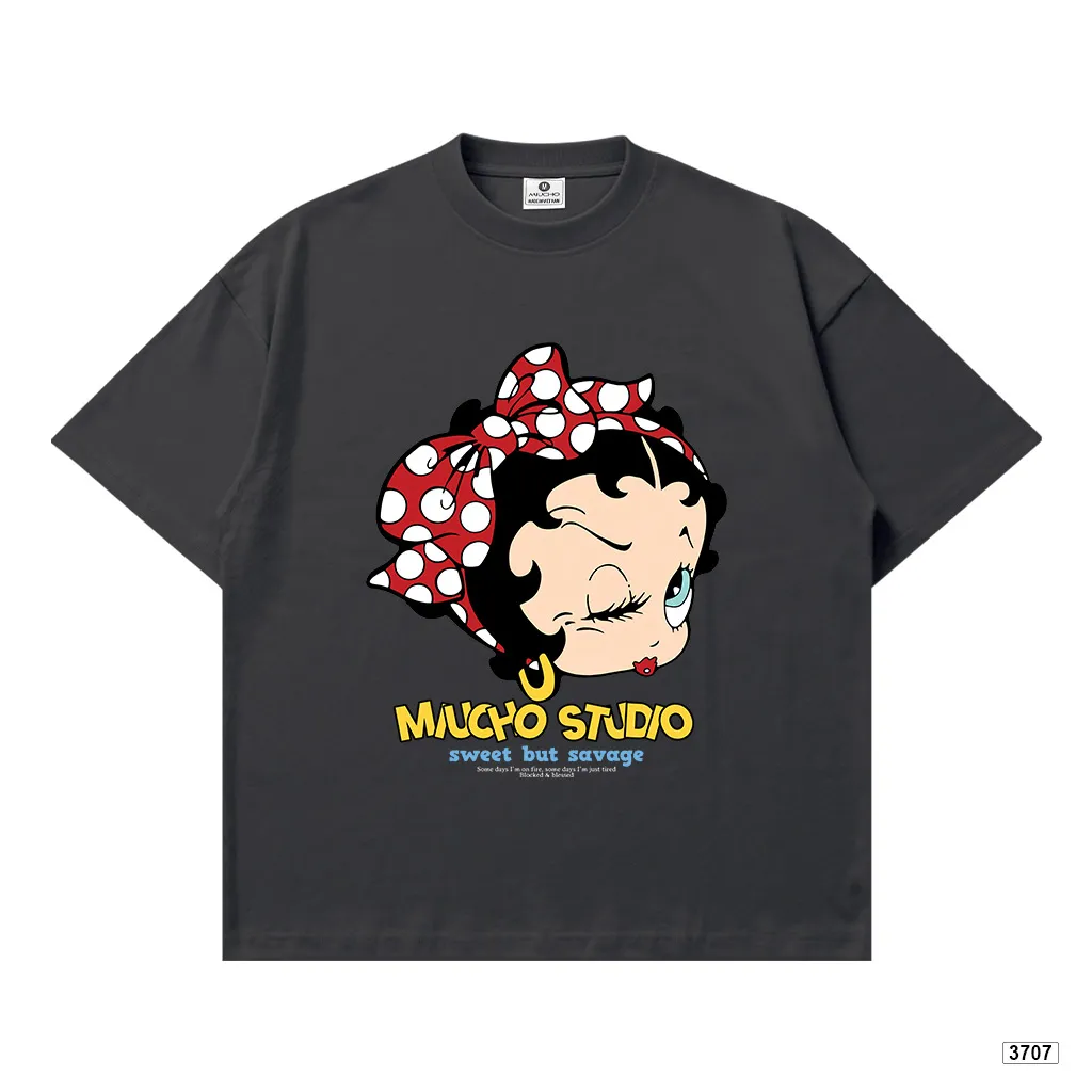 Áo thun nữ form boxy nhân vật hoạt hình dễ thương Miucho 3707_thumbnail_13