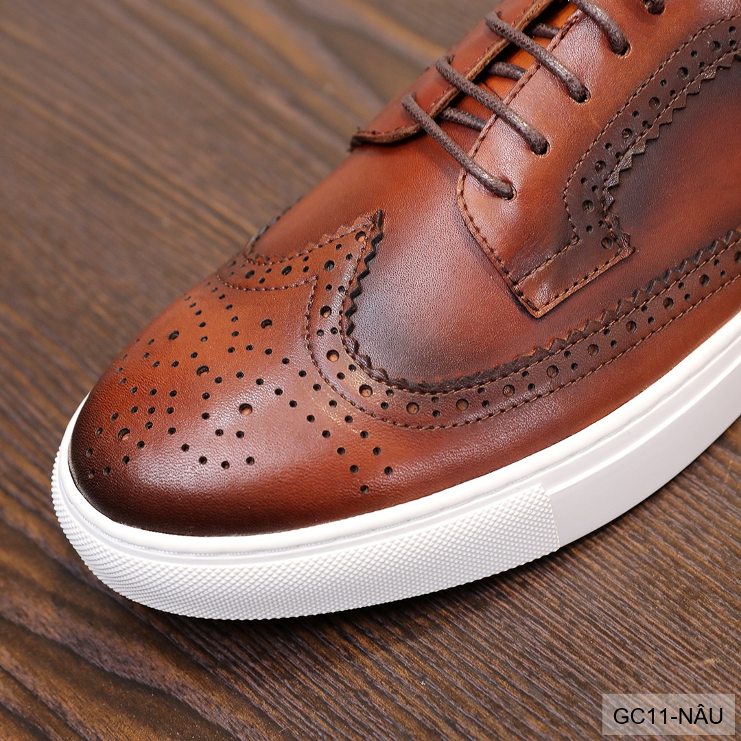 GC11 - Giày Nam Brogue Da Thật Phong Cách Anh Quốc Thiết Kế Sneaker Thời Trang_thumbnail_21