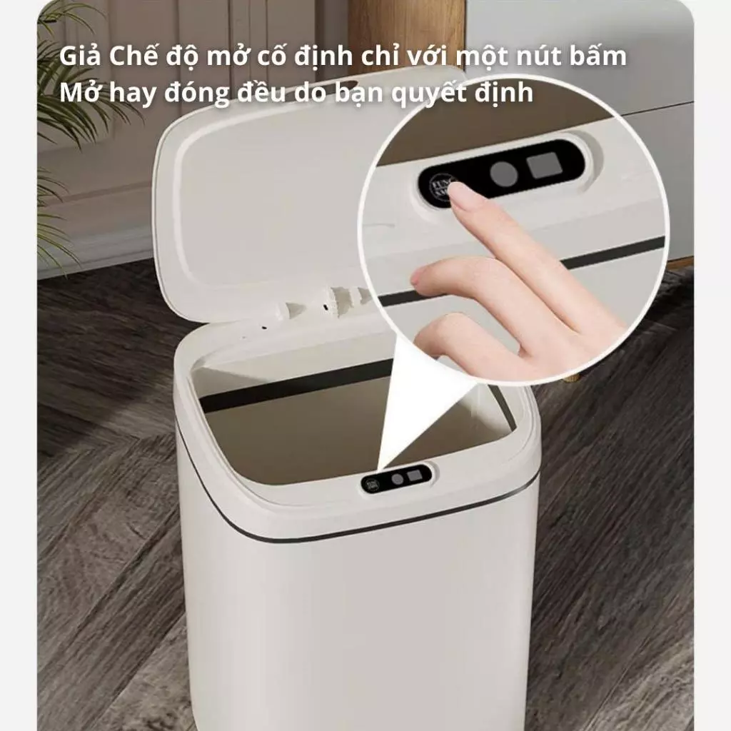 Thùng rác cảm biến thông minh 12/14/16L – nắp tự động, chống mùi, chống nước_thumbnail_5