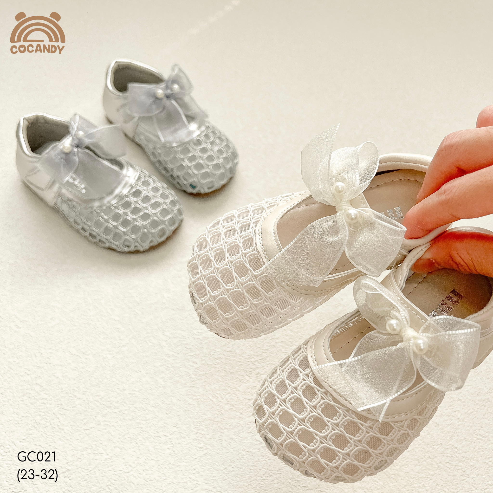 Giày búp bê nhập BE lưới nơ MIZZIA_thumbnail_1