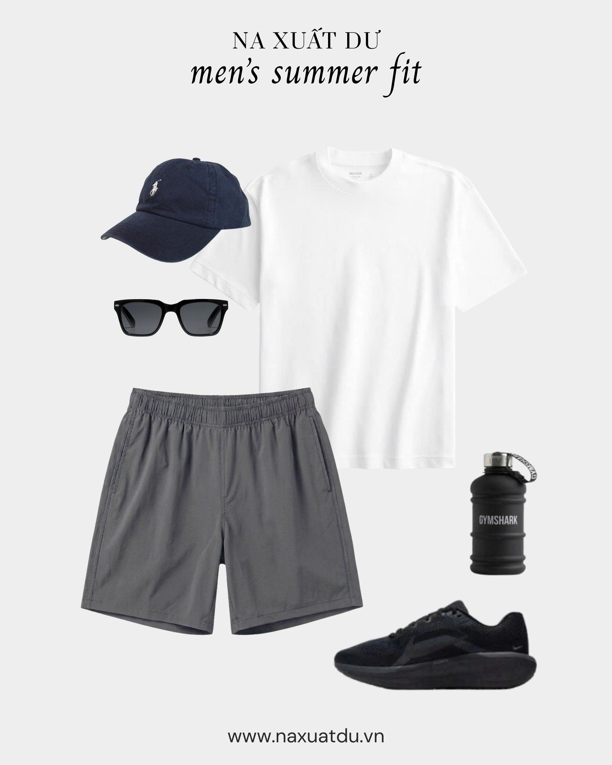 Set 2 quần short gió  