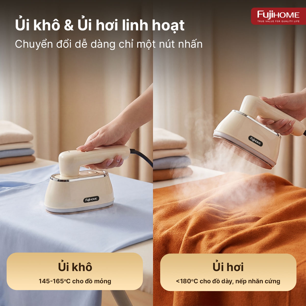 Bàn là (Bàn ủi) hơi nước cầm tay gấp gọn Fujihome SI200DC_thumbnail_6