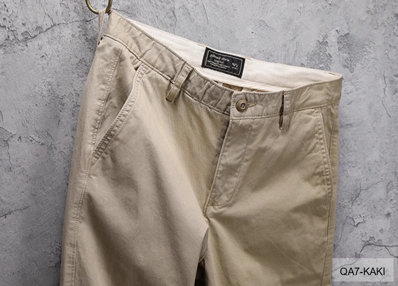 QA7 - Quần Ống Rộng Nam Phong Cách Nhật Bản Cổ Điển, Chất Cotton Mềm Mại, Dễ Phối Đồ 4 Mùa_thumbnail_12