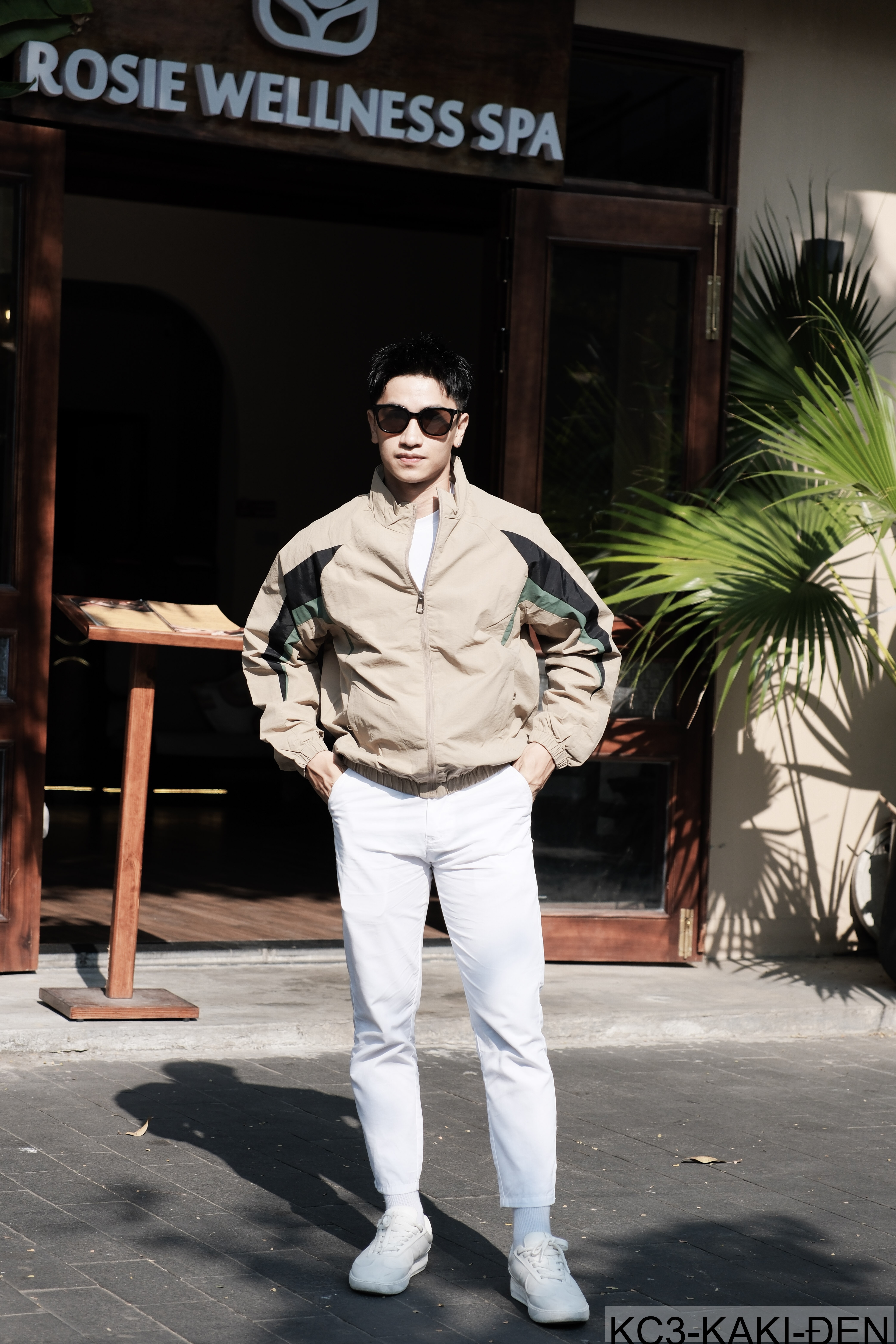 KC3 - Áo khoác nam cổ đứng phối màu năng động, chất polyester thoáng mát, form regular phù hợp xuân thu_thumbnail_26