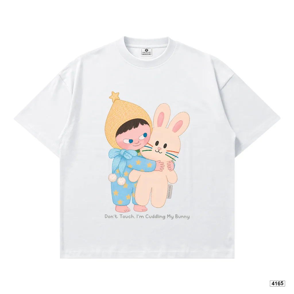 Áo thun nữ form boxy hoạt hình thỏ bông đáng yêu Miucho 4165_thumbnail_10
