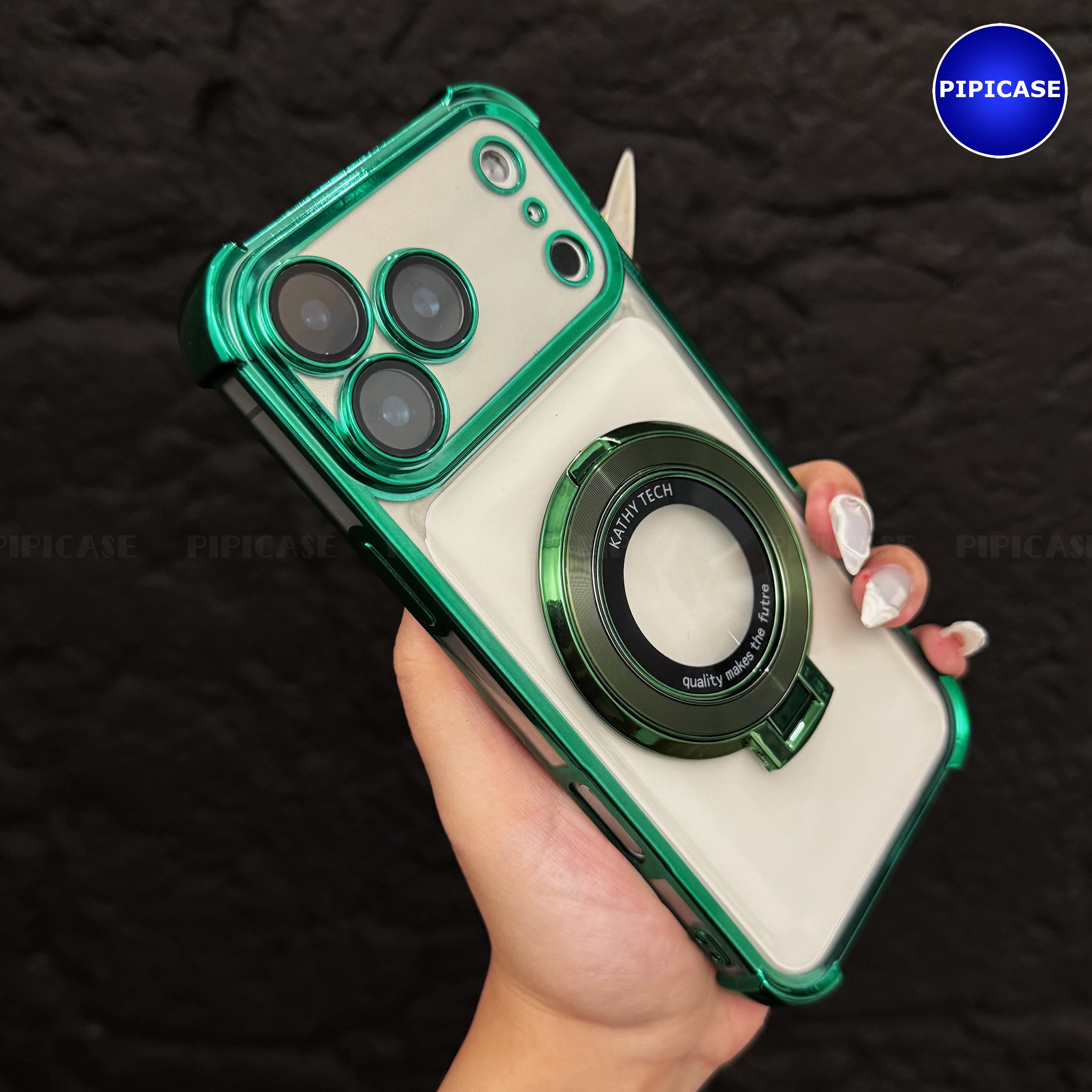Ốp Lưng iPhone 17 Pro - Ven - Xanh Lá_thumbnail_12