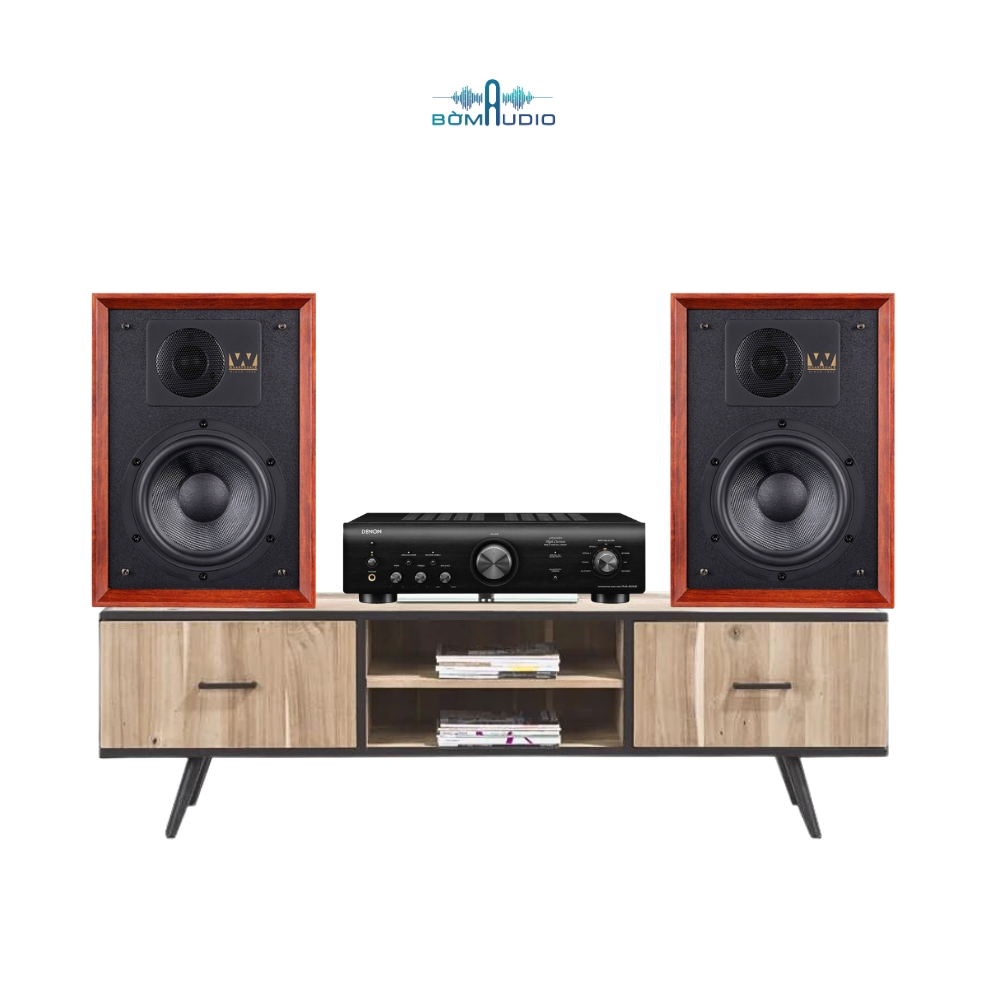 Combo Amply DENON PMA-600NE + Loa Bookshelf WHARFEDALE DENTON 85TH ANNIVERSARY - B383_thumbnail_1