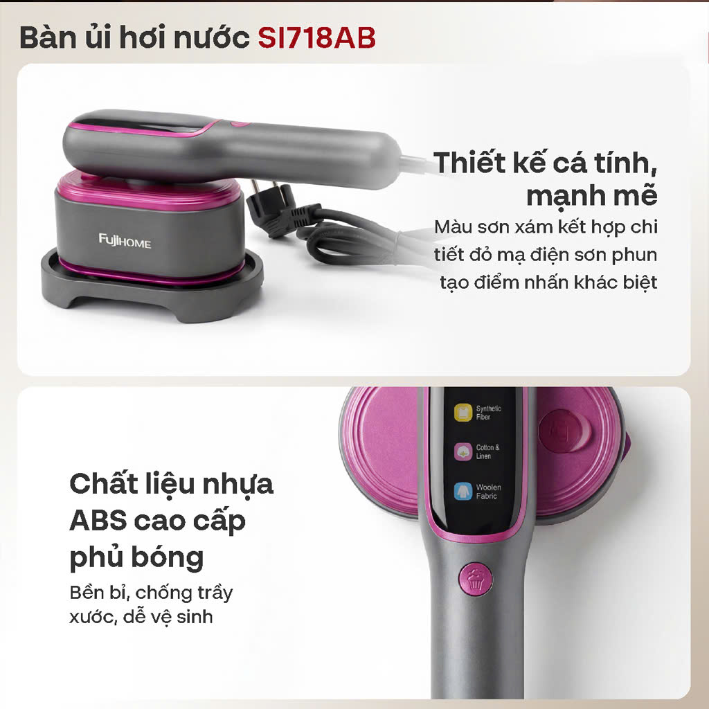 Bàn Ủi Hơi Nước Cầm Tay Fujihome SI718AB_thumbnail_4