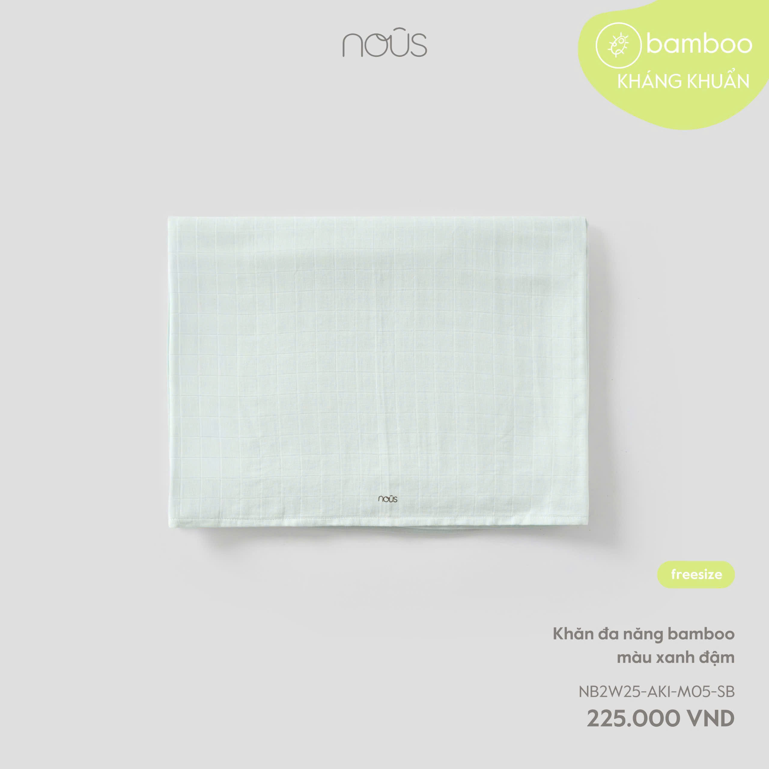 Hộp khăn tắm Bamboo NOUS