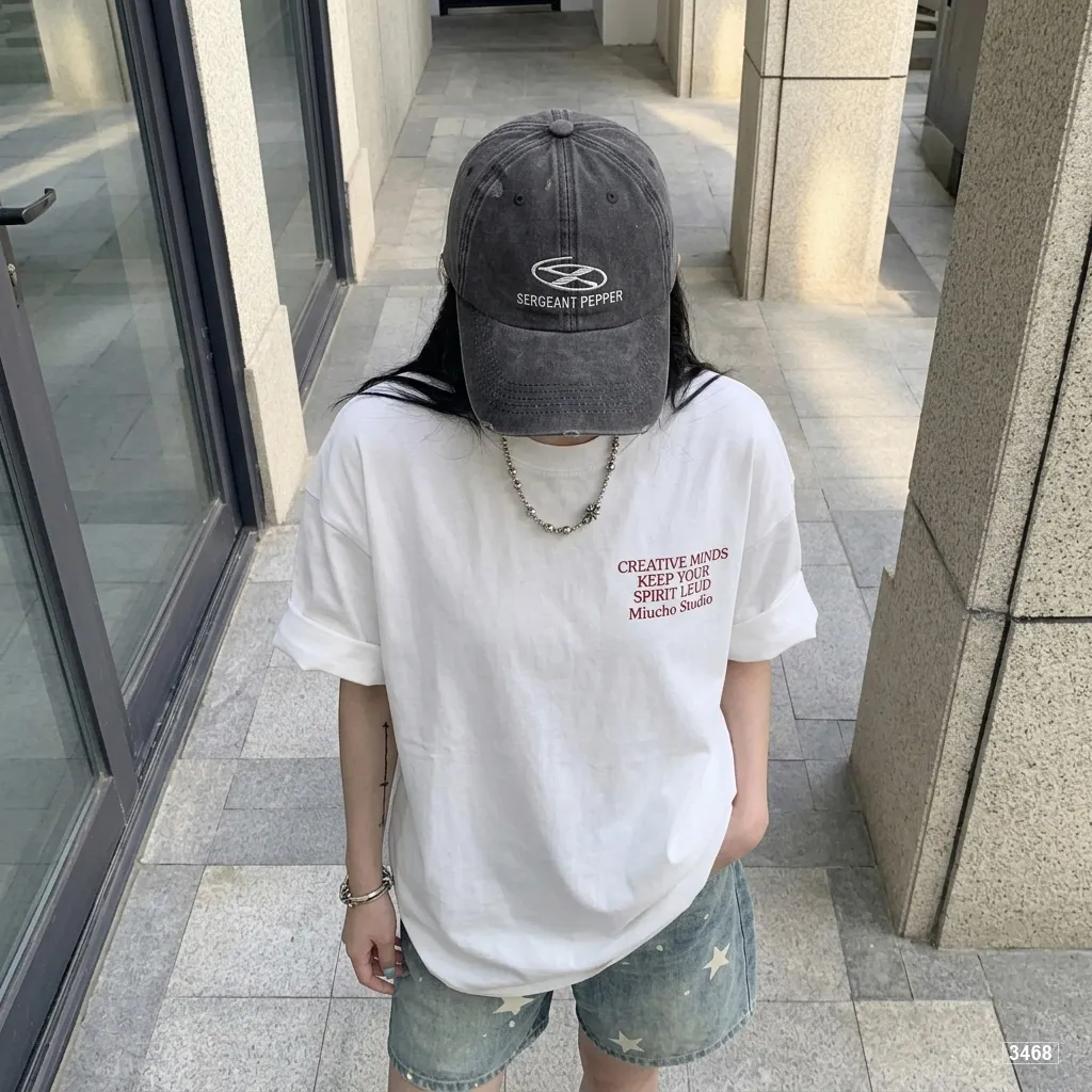 Áo thun boxy unisex basic dễ phối Miucho 3468_thumbnail_6