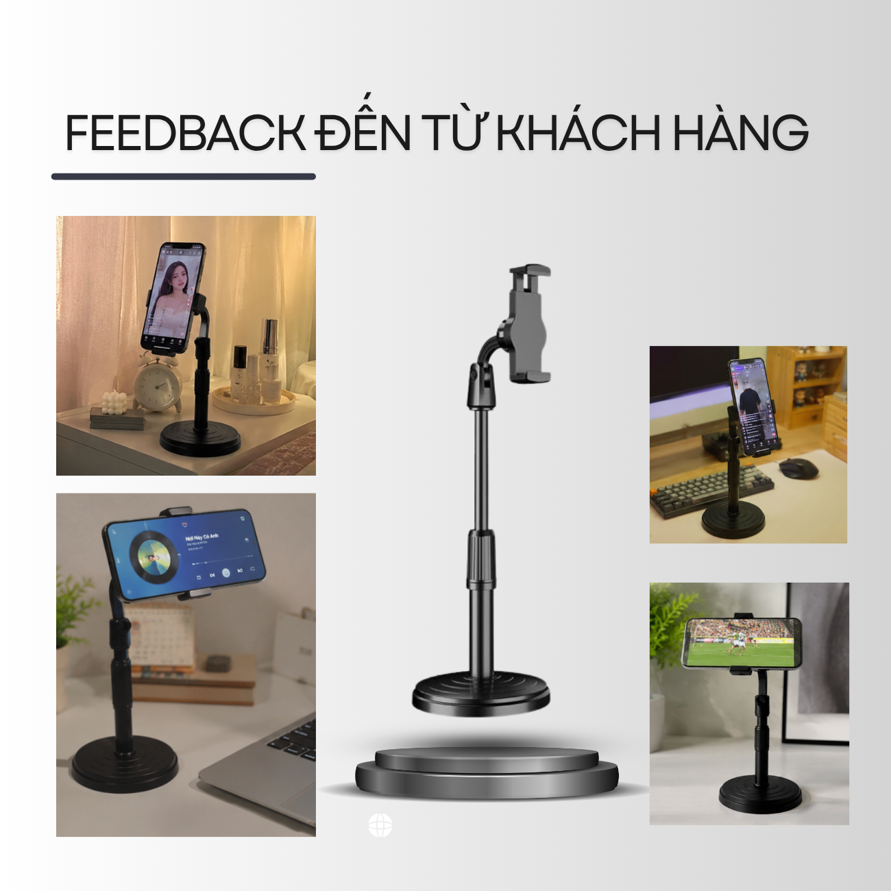 T-ECO SHOP | Giá Đỡ Điện Thoại Để Bàn Chân Đế Điều Chỉnh Góc Độ Chất Liệu ABS_thumbnail_6