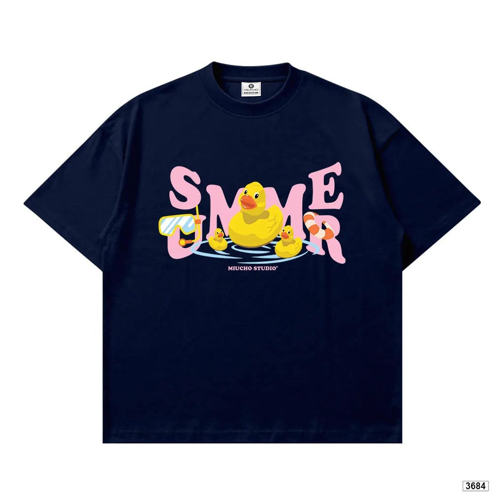 Áo thun boxy nam nữ phong cách mùa hè Miucho 3684_thumbnail_15