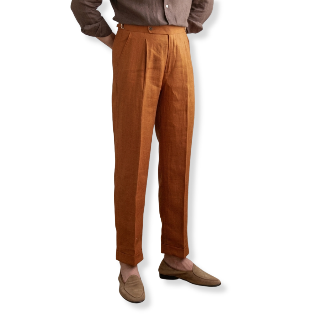 Sidetab Linen Trousers Season 1