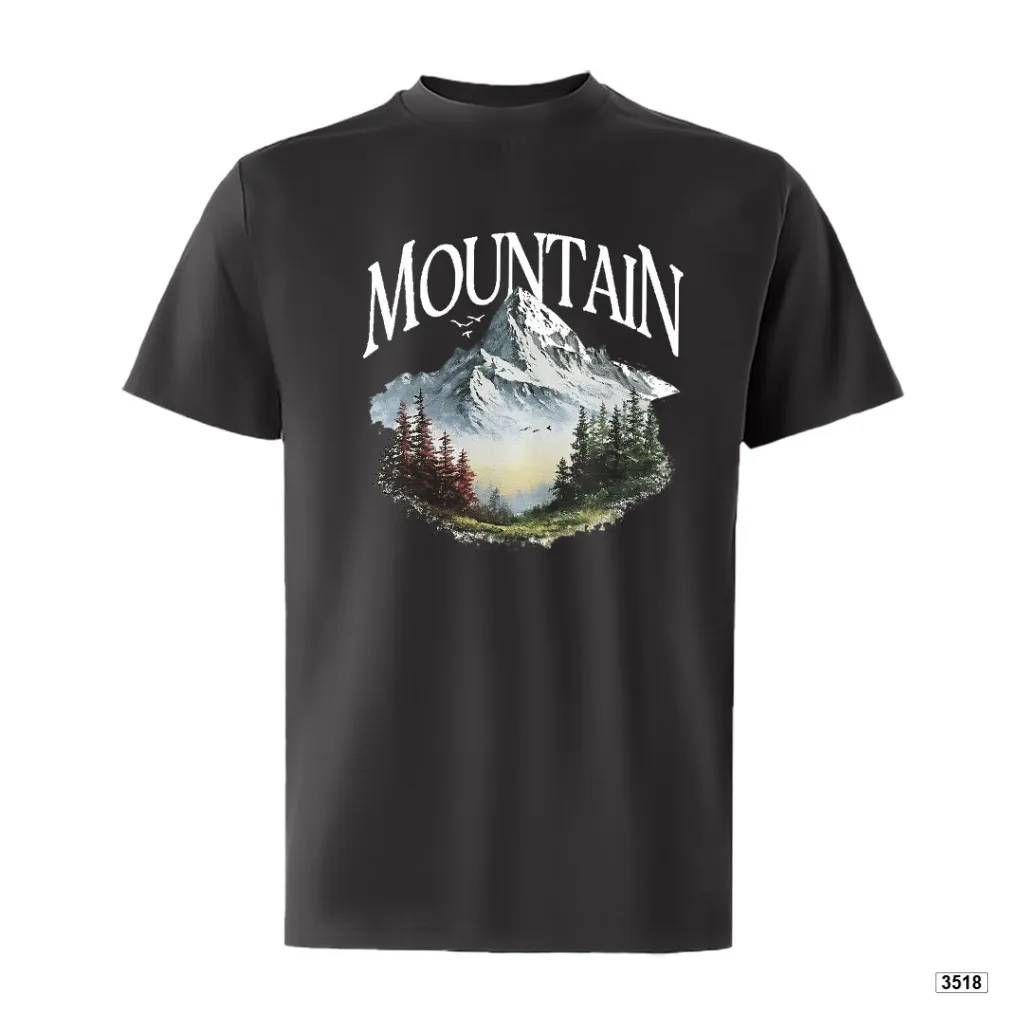 Áo thun nam form rộng Mountain TeePrint 3518_thumbnail_10