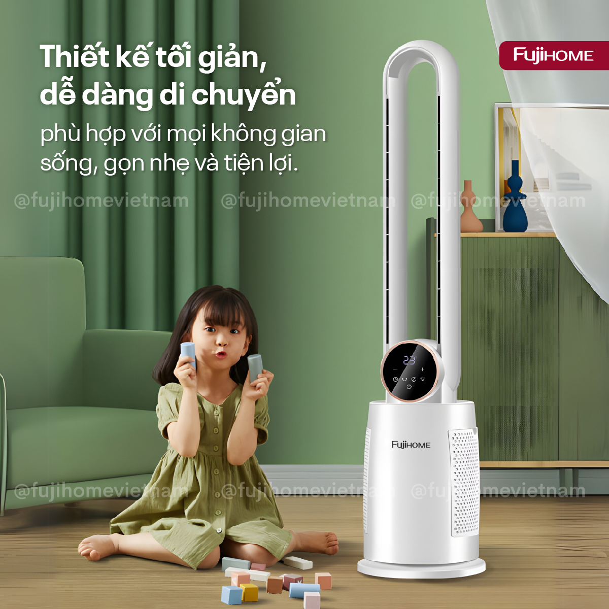 Quạt không cánh tích hợp lọc không khí bằng ion Fujihome BF-03R_thumbnail_12