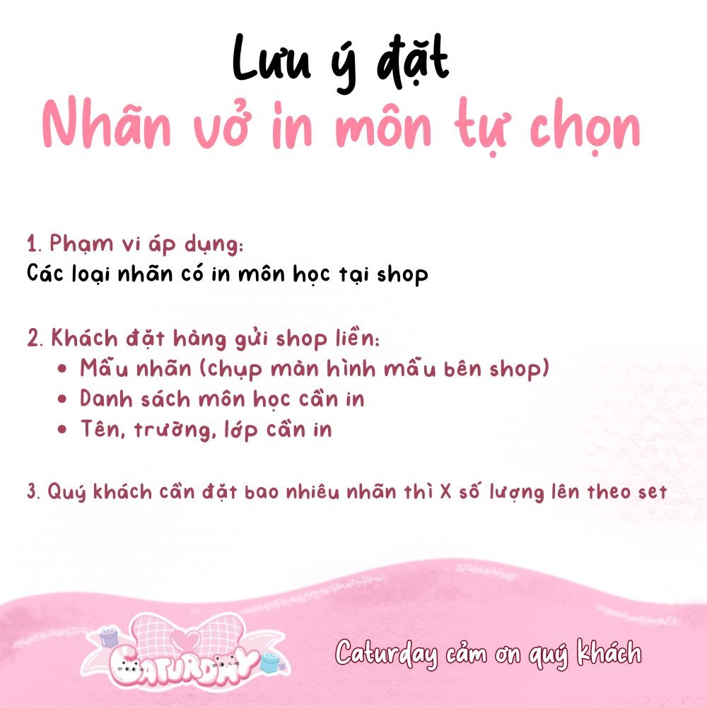 Set nhãn vở MÔN HỌC BOHO từ lớp 1 đến lớp 12, có in theo yêu cầu | Caturday