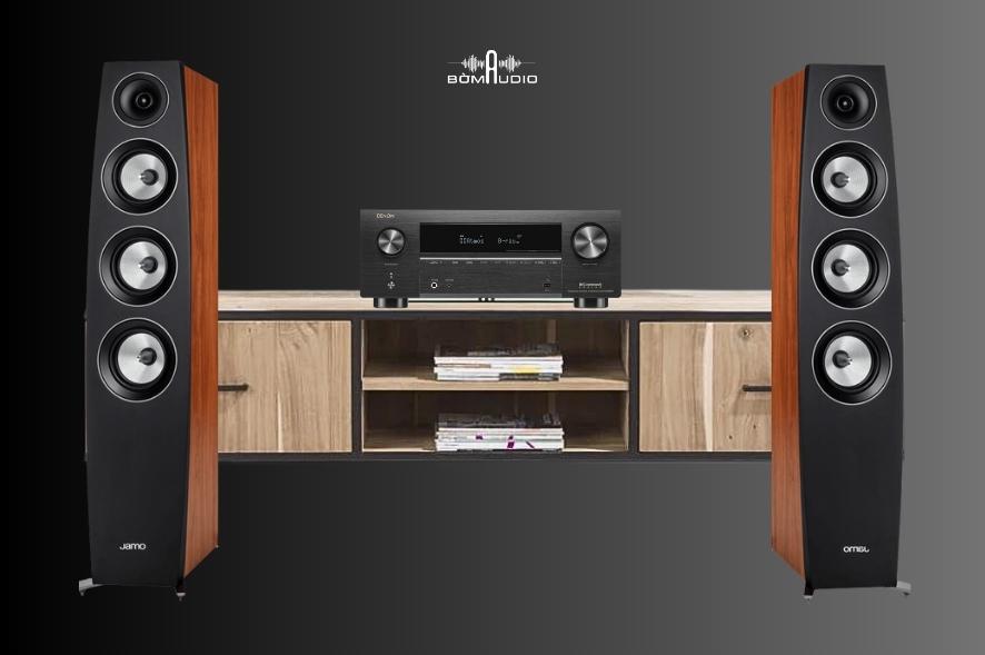 COMBO AMPLY DENON AVR X3800H + LOA CỘT JAMO C97 II - B35