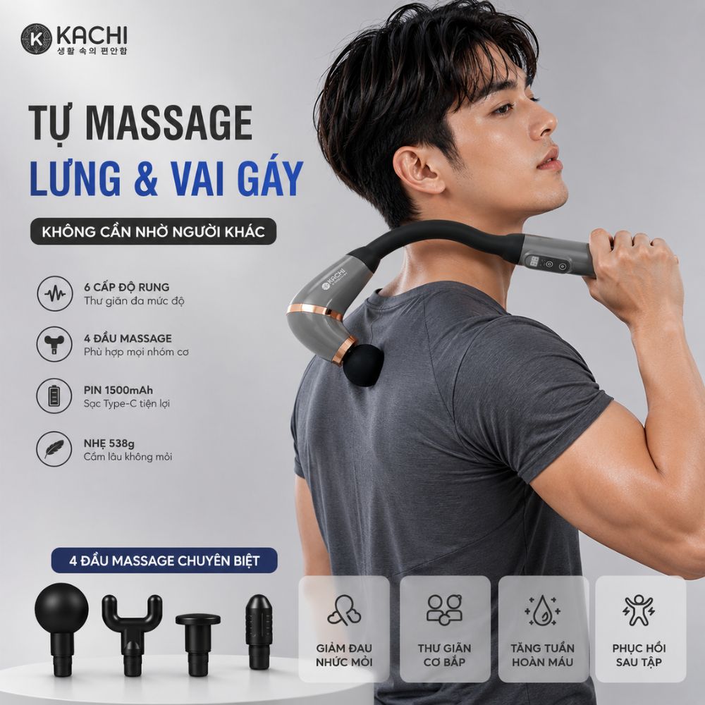 Máy massage dạng búa Kachi MK405