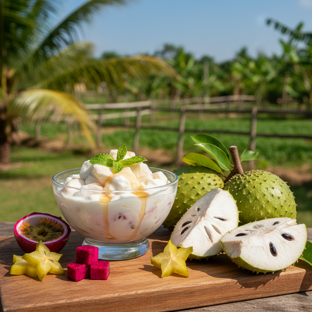 Công Thức Mãng Cầu Dầm Sữa Chua Ngon, Không Tách Nước