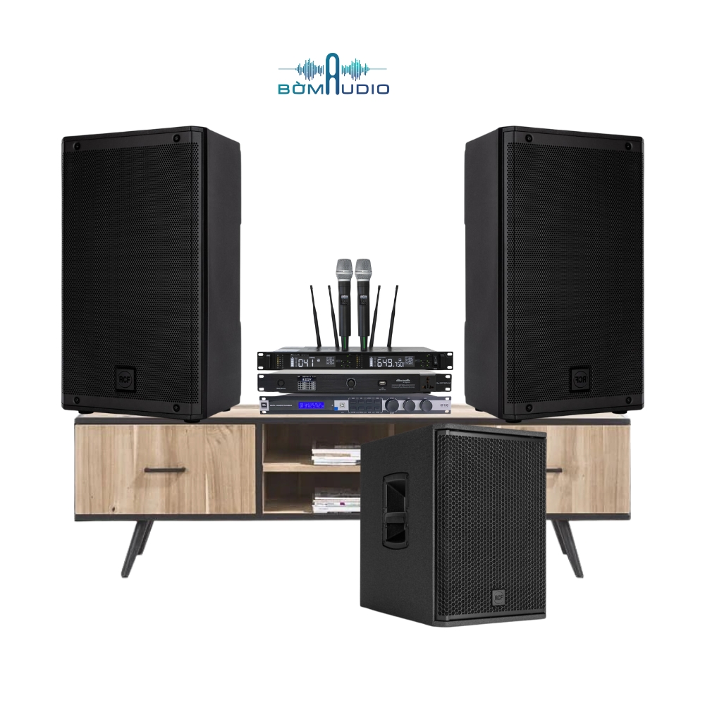 Combo Vang Số JBL KX 180 A + Micro DB ACOUSTIC DB750P LUS + Quản Lý Nguồn DB ACOUSTIC SP10 PLUS + Loa RCF NX 912 A + Sub RCF 705 AS MK3 - B308_thumbnail_1