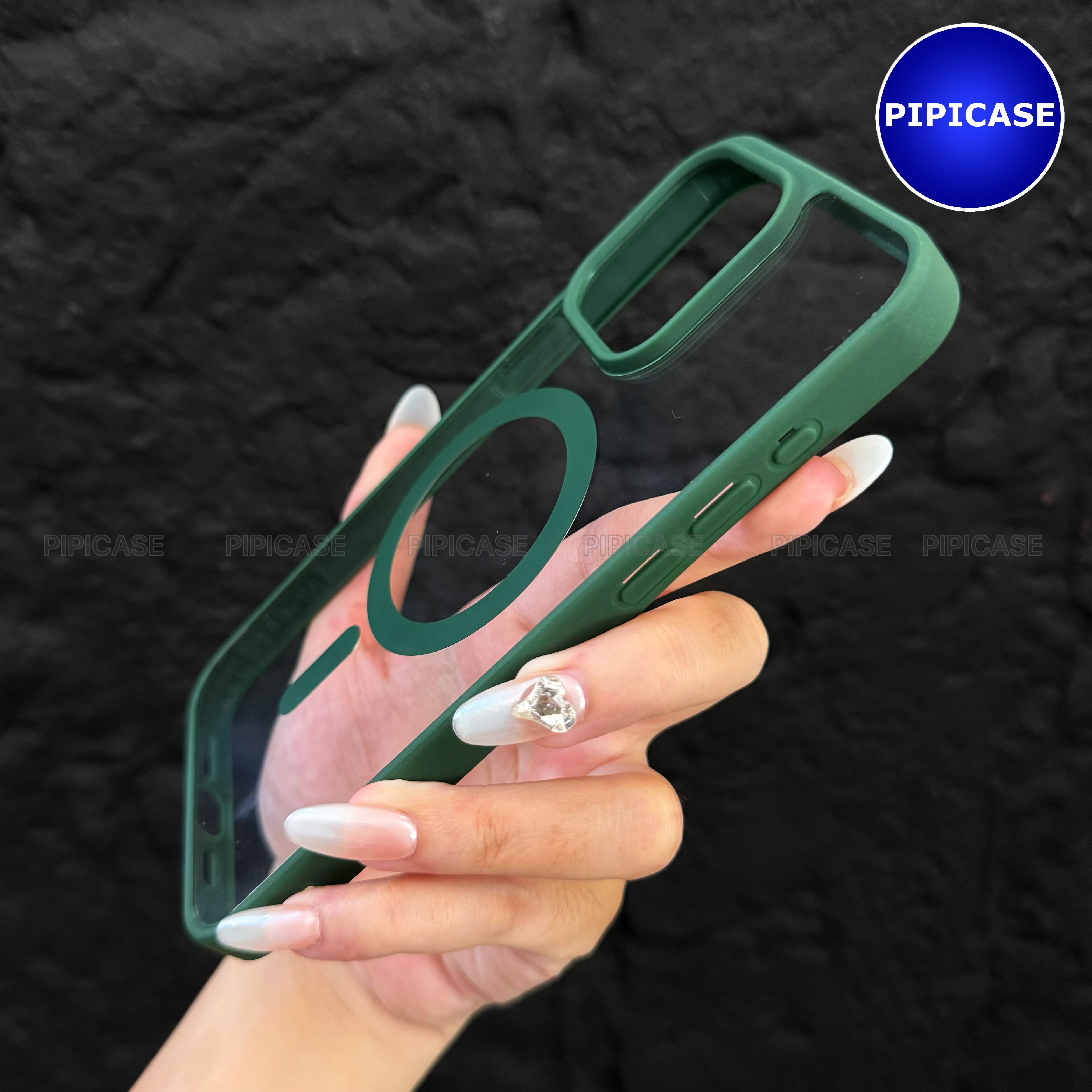Ốp Lưng iPhone 14 Pro Max - Chic - Xanh Lá_thumbnail_1