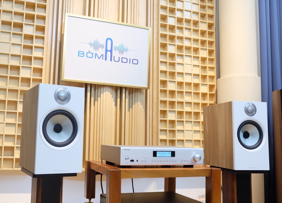 Hình ảnh chụp thực tế Combo Amply Rotel A12 MKII + Loa B&W 606 S2 “Anniversary Edition” - B6 tại Bờm Audio