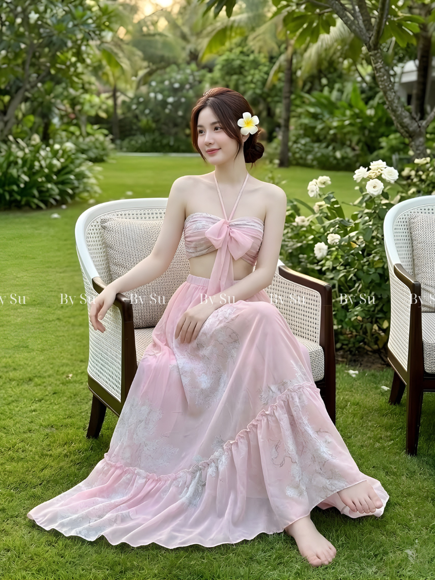 M40 - Set Áo & Chân Váy Voan Tơ Cao Cấp_thumbnail_4