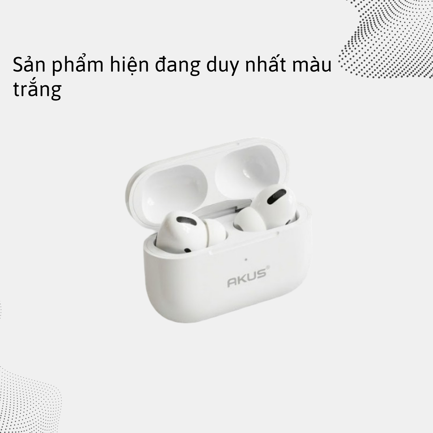 T-ECO SHOP | Tai Nghe Bluetooth Không Dây AKUS A8PRO Nhét Tai Kết Nối Ổn Định Kèm Hộp Sạc_thumbnail_5