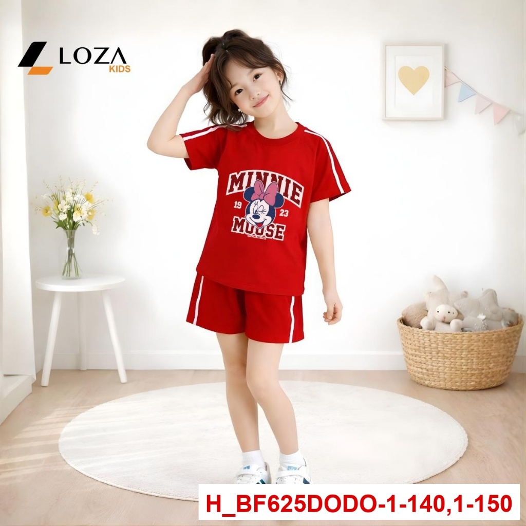 [XẢ KHO] Set bộ thun phối bé trai, bé gái lẻ size size từ 15-40kg - Loza Kids XABF01_thumbnail_27