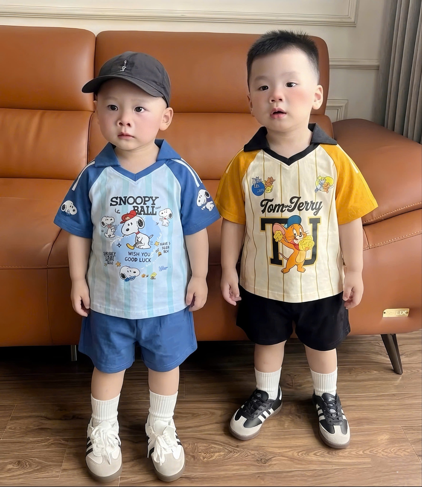 D66 SET 2 BỘ CỘC SNOOPY VÀ TOM- A100.383