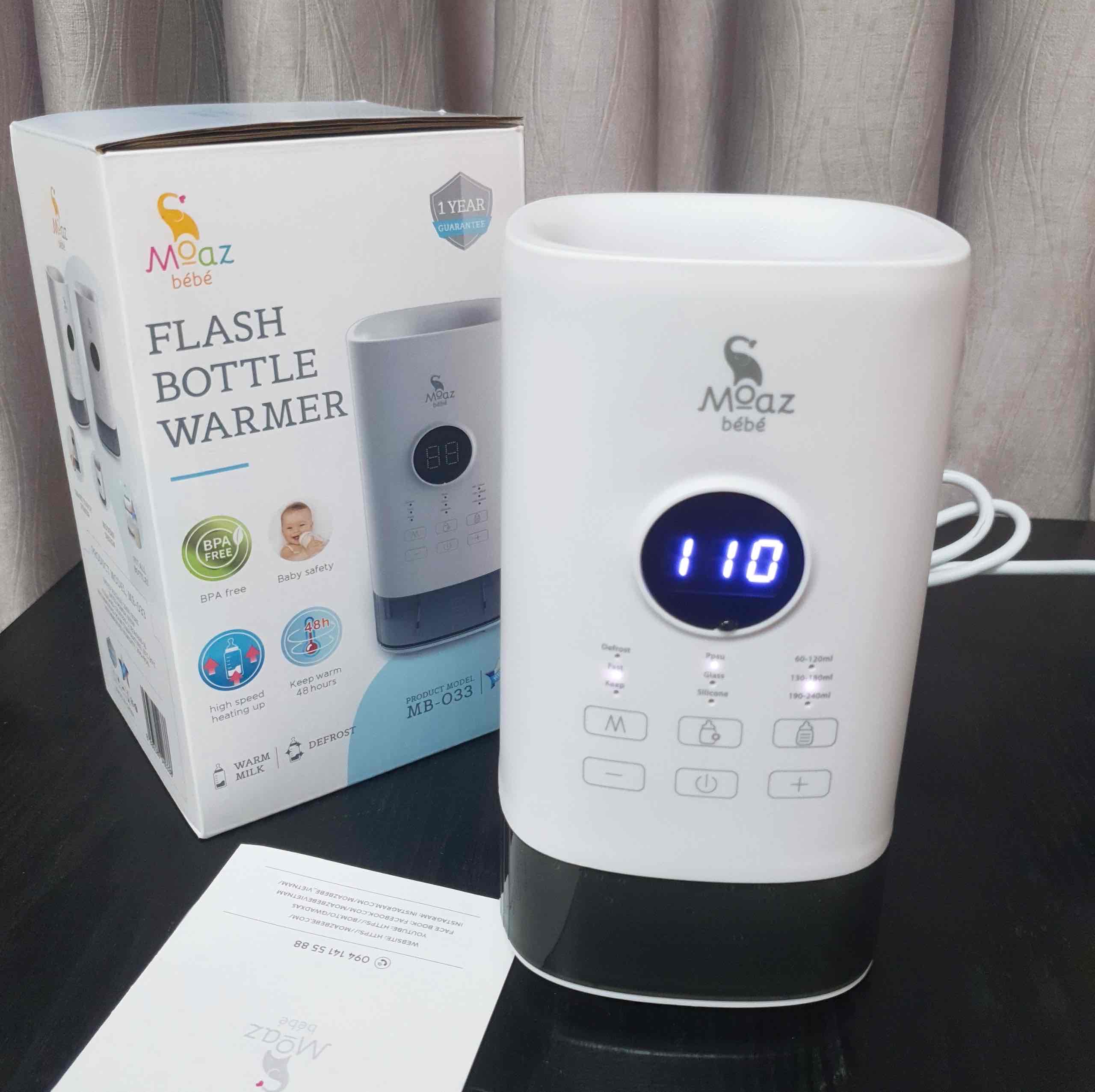 Máy hâm sữa siêu tốc Moazbebe