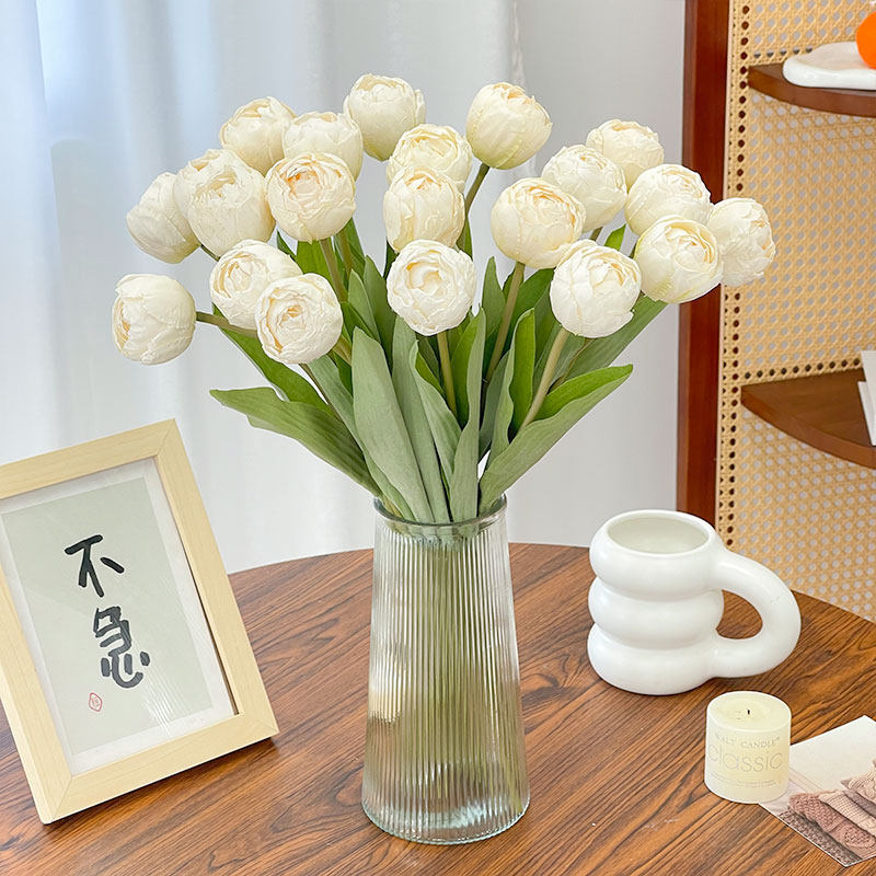 Combo 10 Bông Hoa TuLip Lụa Cánh Kép Cao Cấp_thumbnail_15