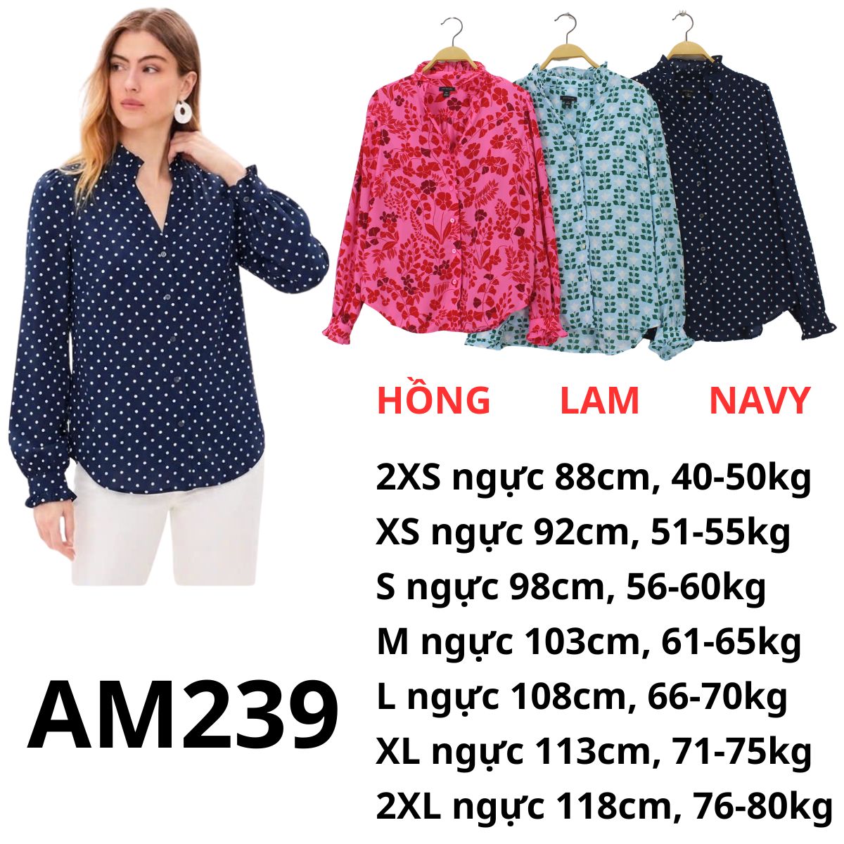 AM239 - Áo sơ mi