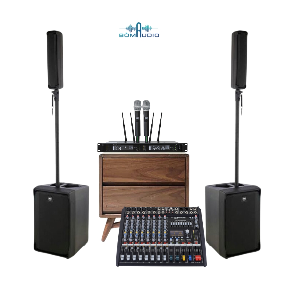 Combo Mixer DYNACORD CMS 600 + Micro DBACOUSTIC DB750PLUS + Loa RCF EVOX J8 - B286_thumbnail_1
