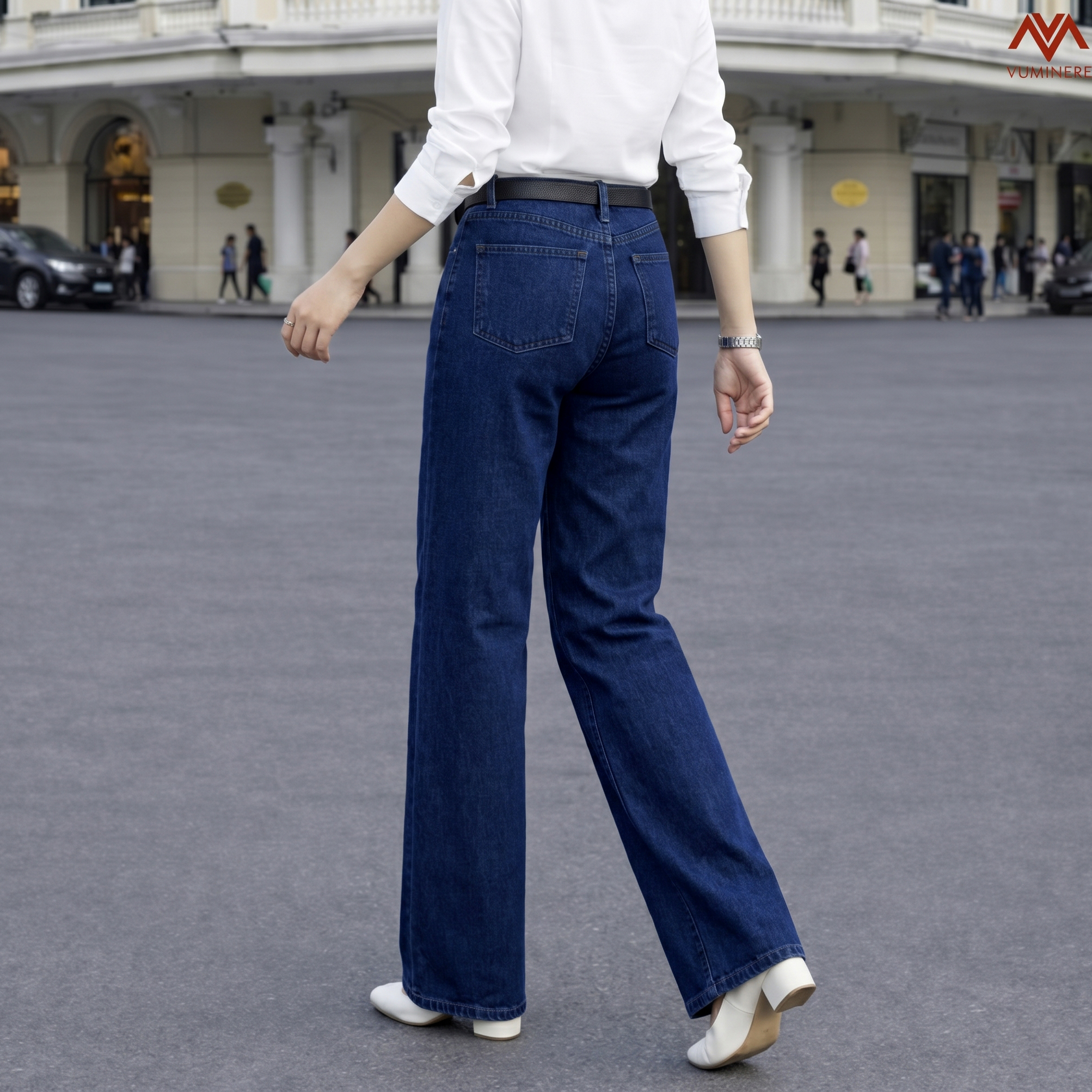 Quần Jeans nữ dáng loe nhẹ ( CG )_thumbnail_4