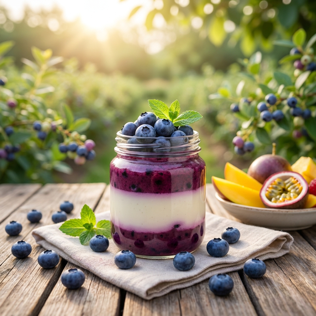 Cách Làm Panna Cotta Việt Quất Mềm Mịn, Không Tách Lớp