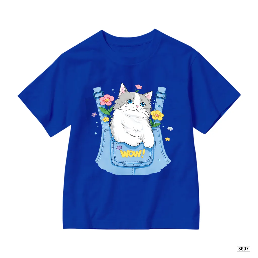 Áo thun bé gái chất mềm mại thoáng mát Mèo con đáng yêu Kado 3697_thumbnail_12