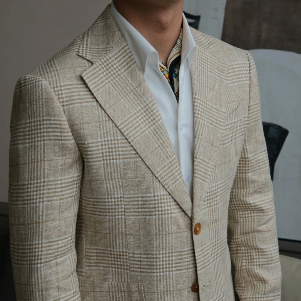 Áo Blazer The Continental Vải Linen_thumbnail_13