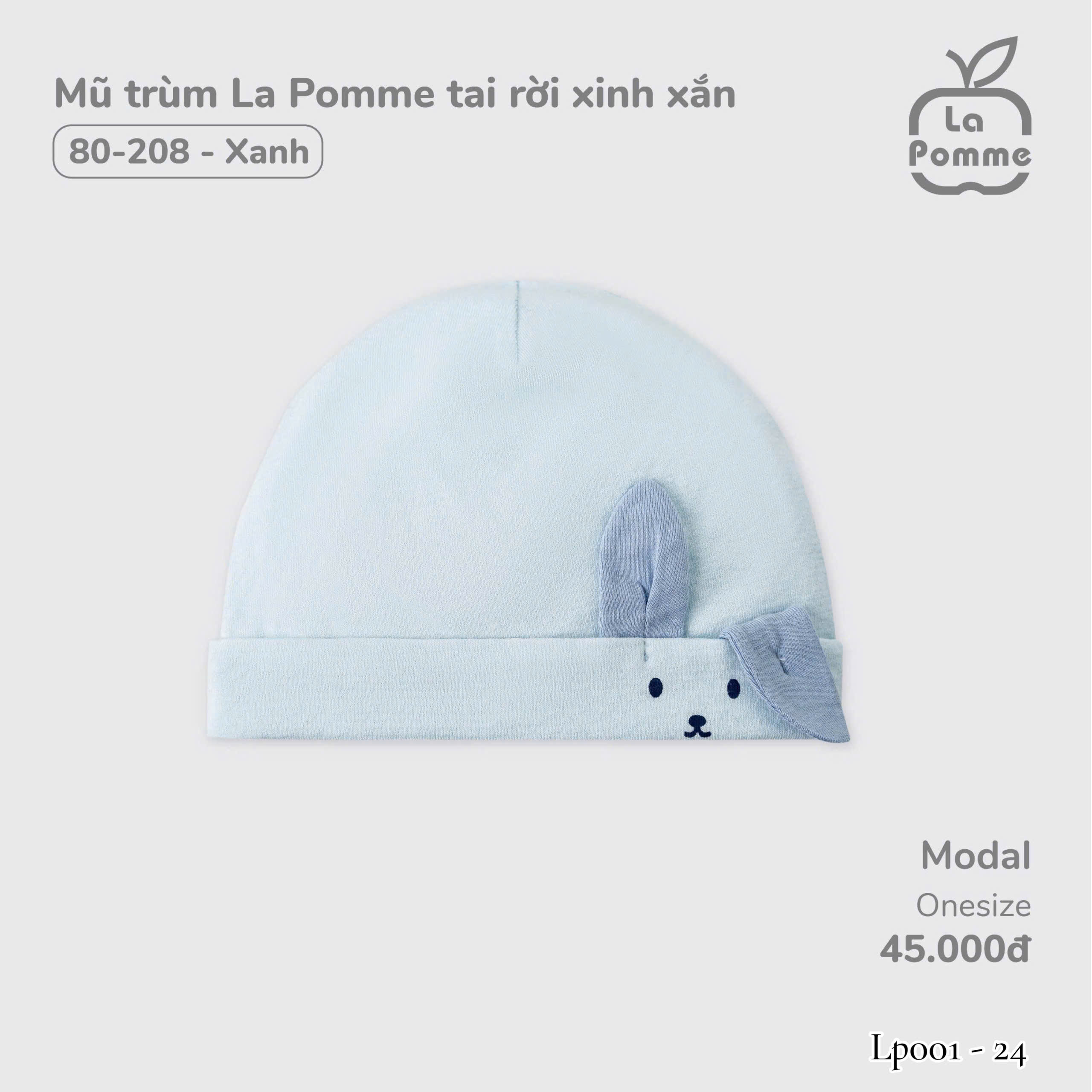 Nón sơ sinh La Pomme (new)_thumbnail_4